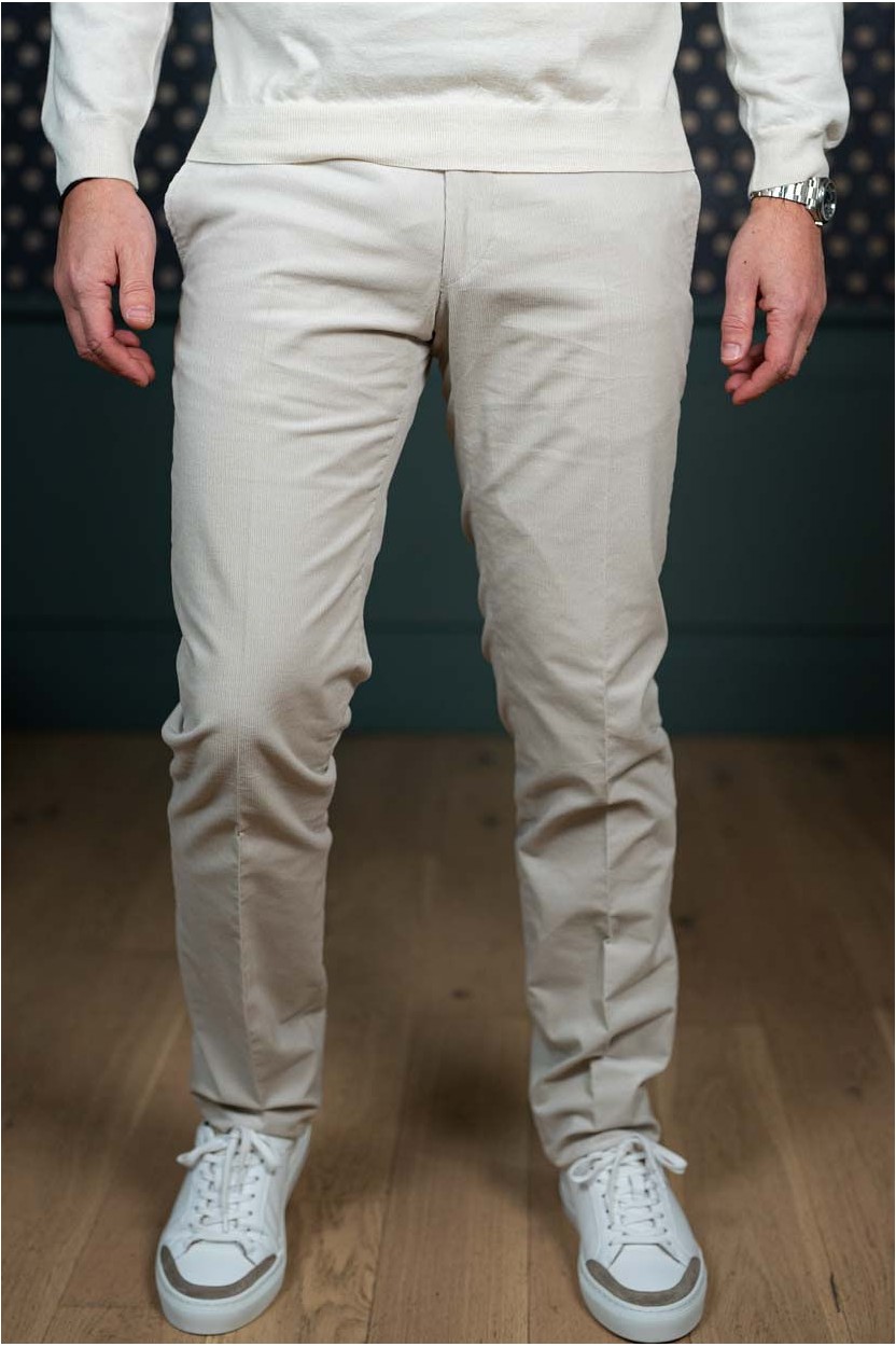 Pantalon Velours Beige