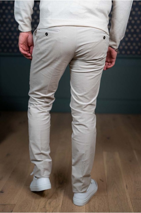 Pantalon Velours Beige