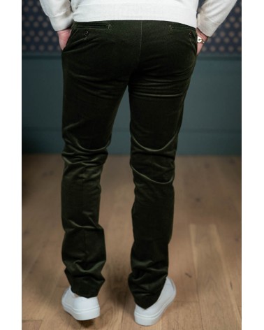 Pantalon Velours Olive