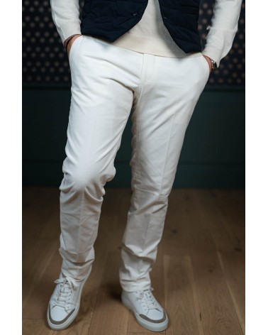 Pantalon Velours Blanc