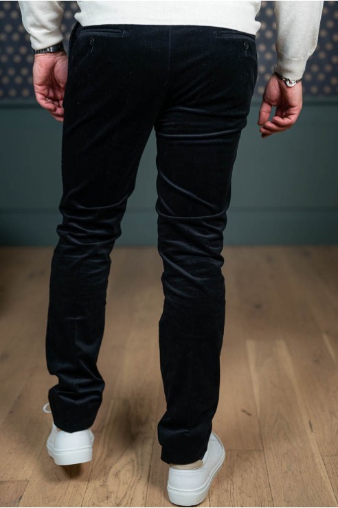 Pantalon Velours Noir